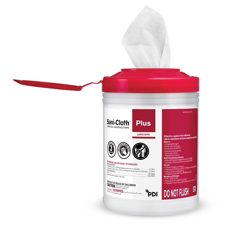SANI-CLOTH® PLUS - Serviette germicide jetable (160/pqt)