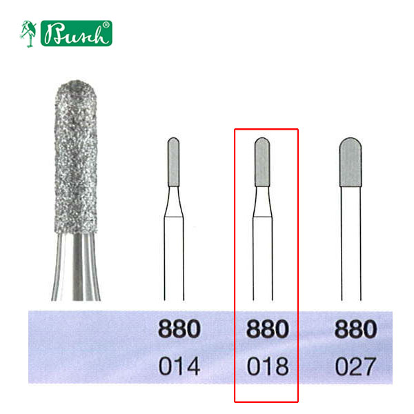 BUSCH® Diamond Bur - Medium grit