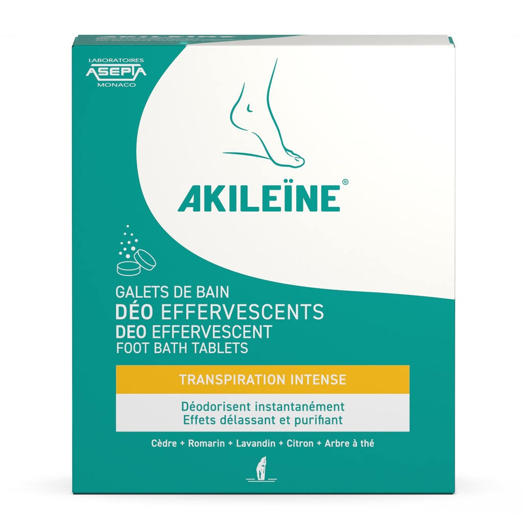 [AK-2344-P] *AKILÉÏNE® Galets de bain effervescents - 50 x 12g