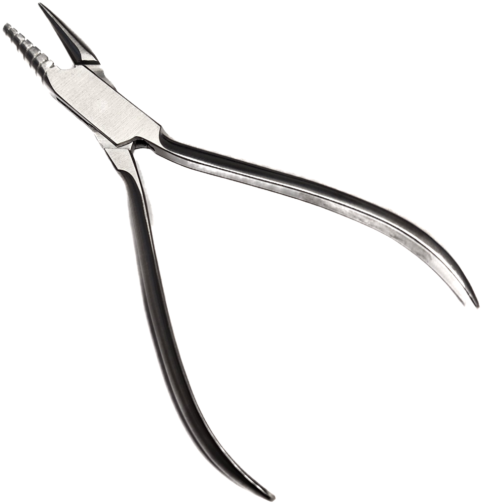 [1BA287] Pince courbe-fil en acier inoxydable 14 cm