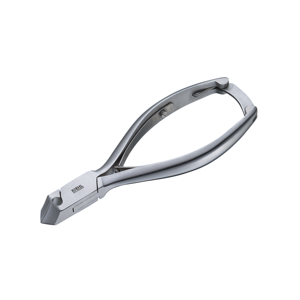 [130421-13CM] KIEHL® Double spring nail nipper - short oblique jaw