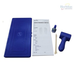 [21.105.1] Ens. complet de Podographe avec rouleau encreur, encre Podoprint